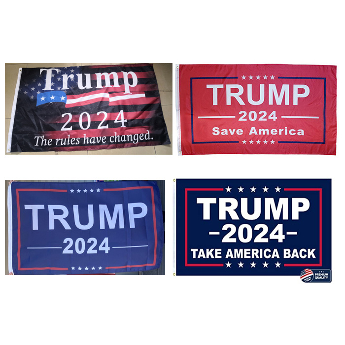 Custom Flags Polyester 3X5FT Save Amercian Again Take American Back Trump 2024 Flag