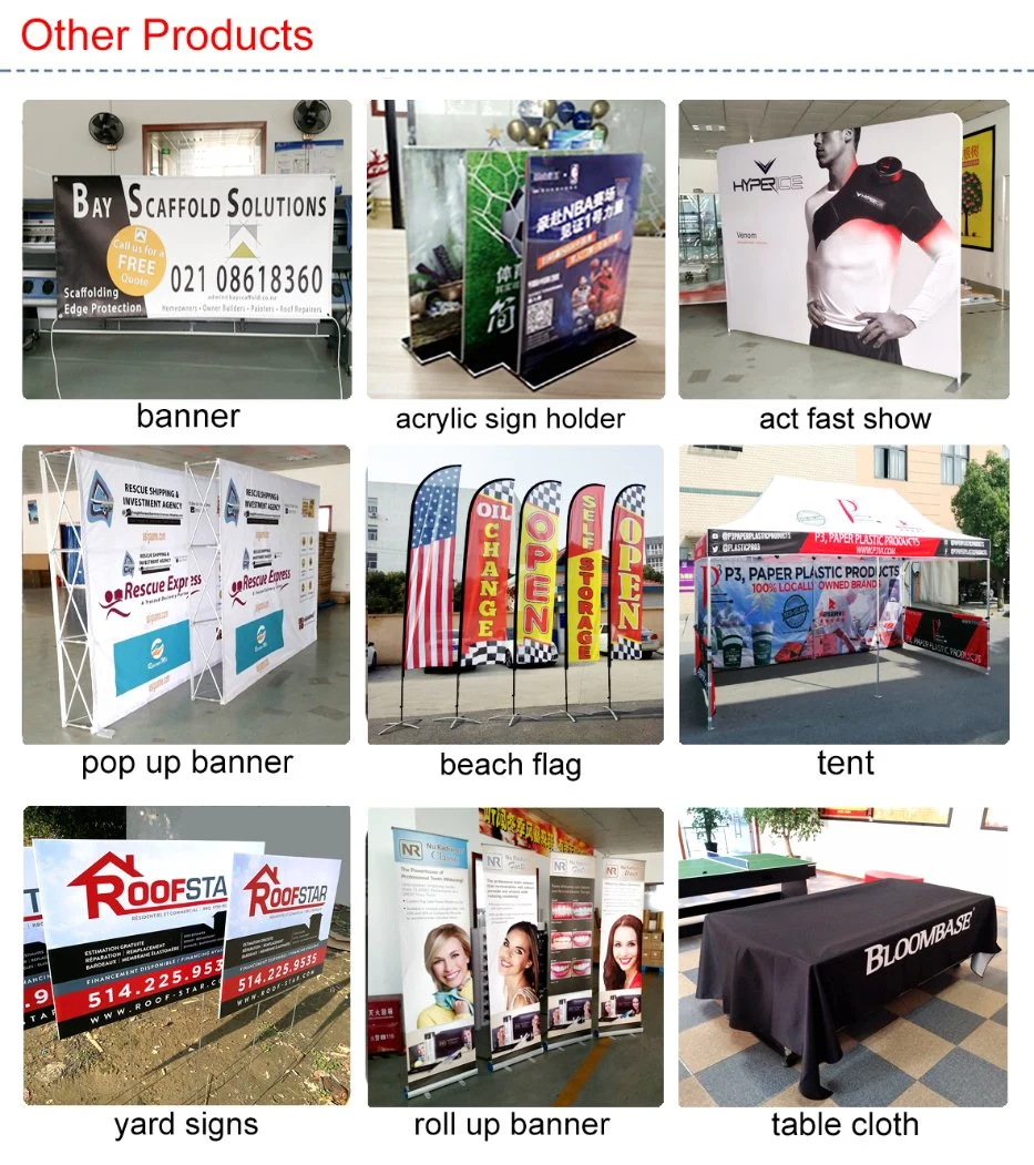 Outdoor Indoor Exhibition Display Banner