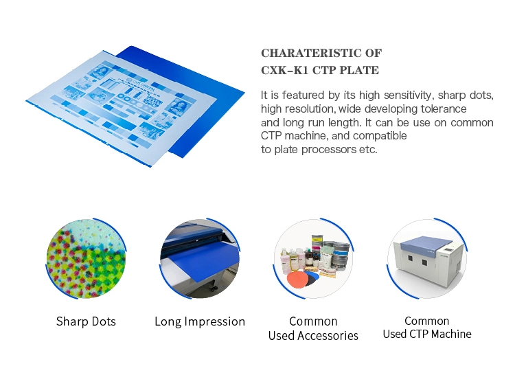 China Supplier Factory Offset Printing Material Thermal CTP Plate