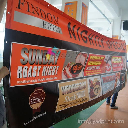 Full Color Printing Your Graphic Frontlit PVC Vinyl Flex Banners