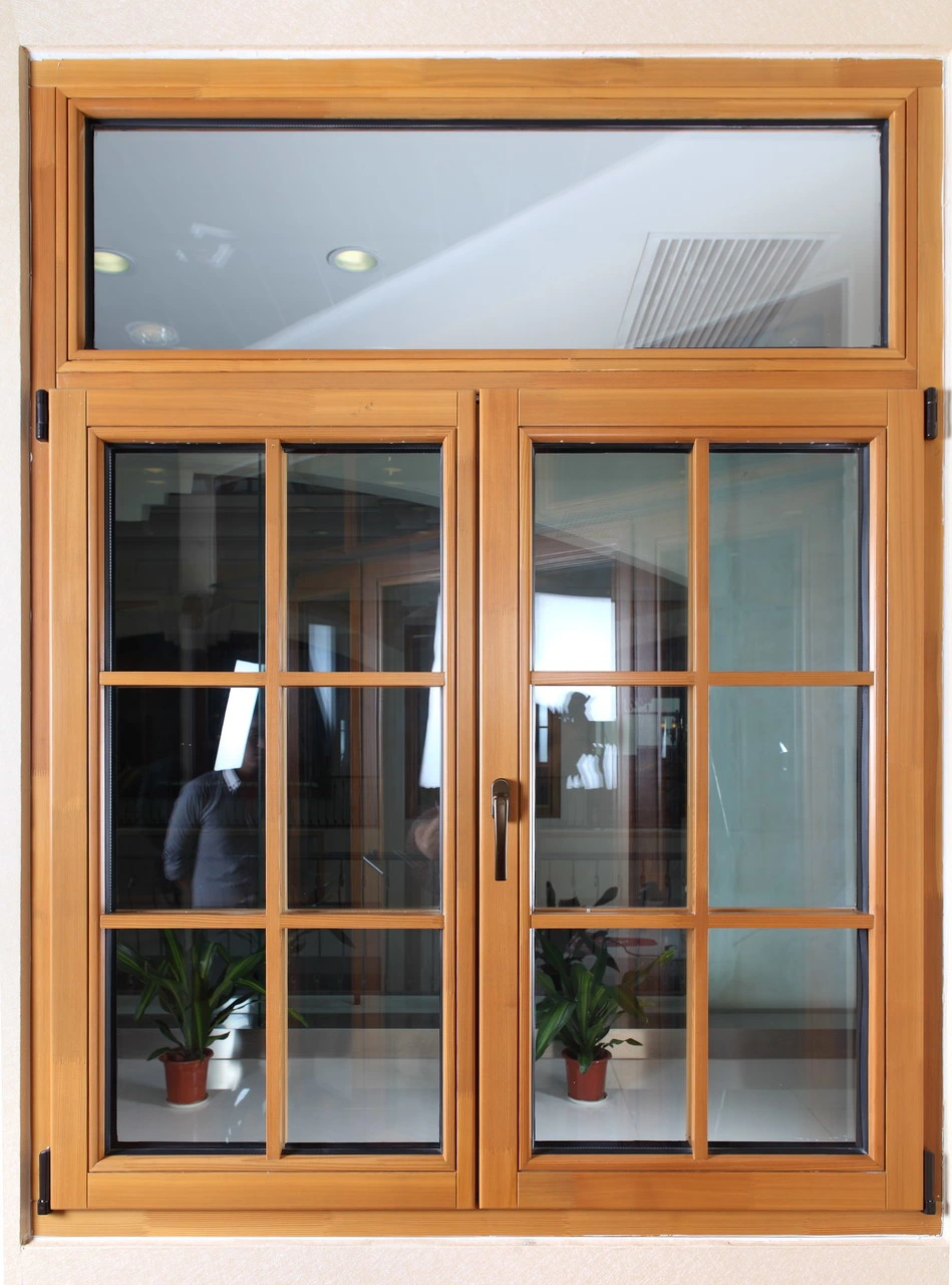 Modern Room Wood Cladding Aluminum Window Custom Wood Windows