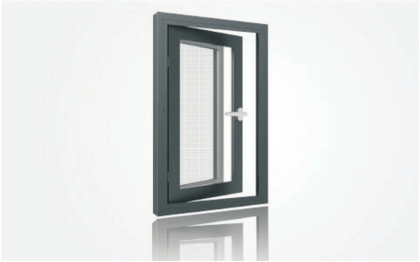 Double-Open-Outwards Tilt and Turn Aluminium Sash Window