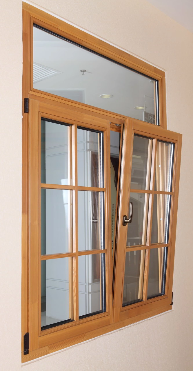 Europe Design Aluminium Composite Wood Window|Custom Wood Windows