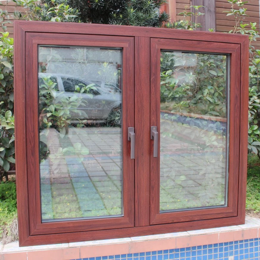 Double Glass New Thermal Break Aluminium/Aluminum Casement Window/ Awning Tilt & Turn Door and Window Design