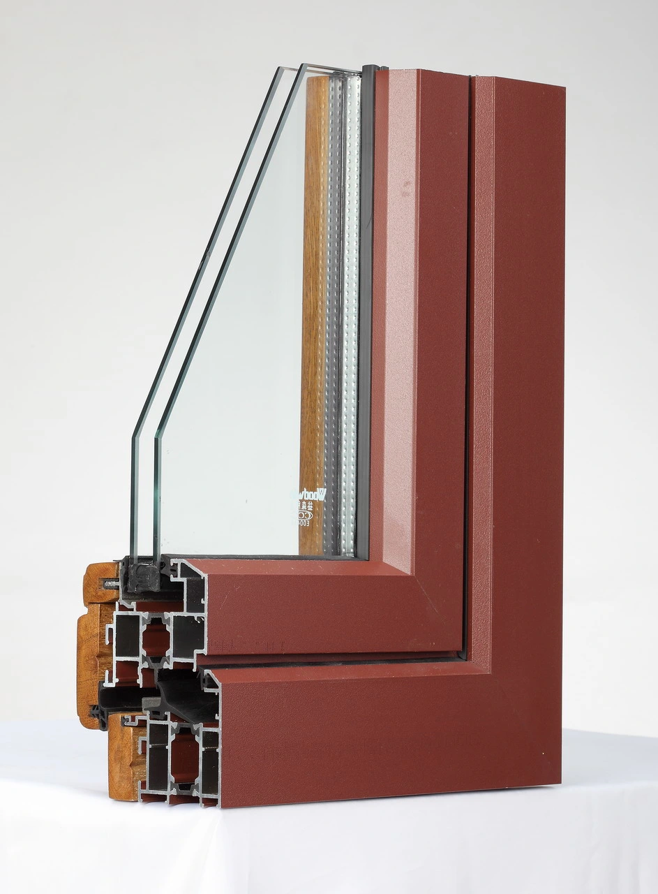 Powder Coating Aluminum Clad Wood Window|Wooden Window