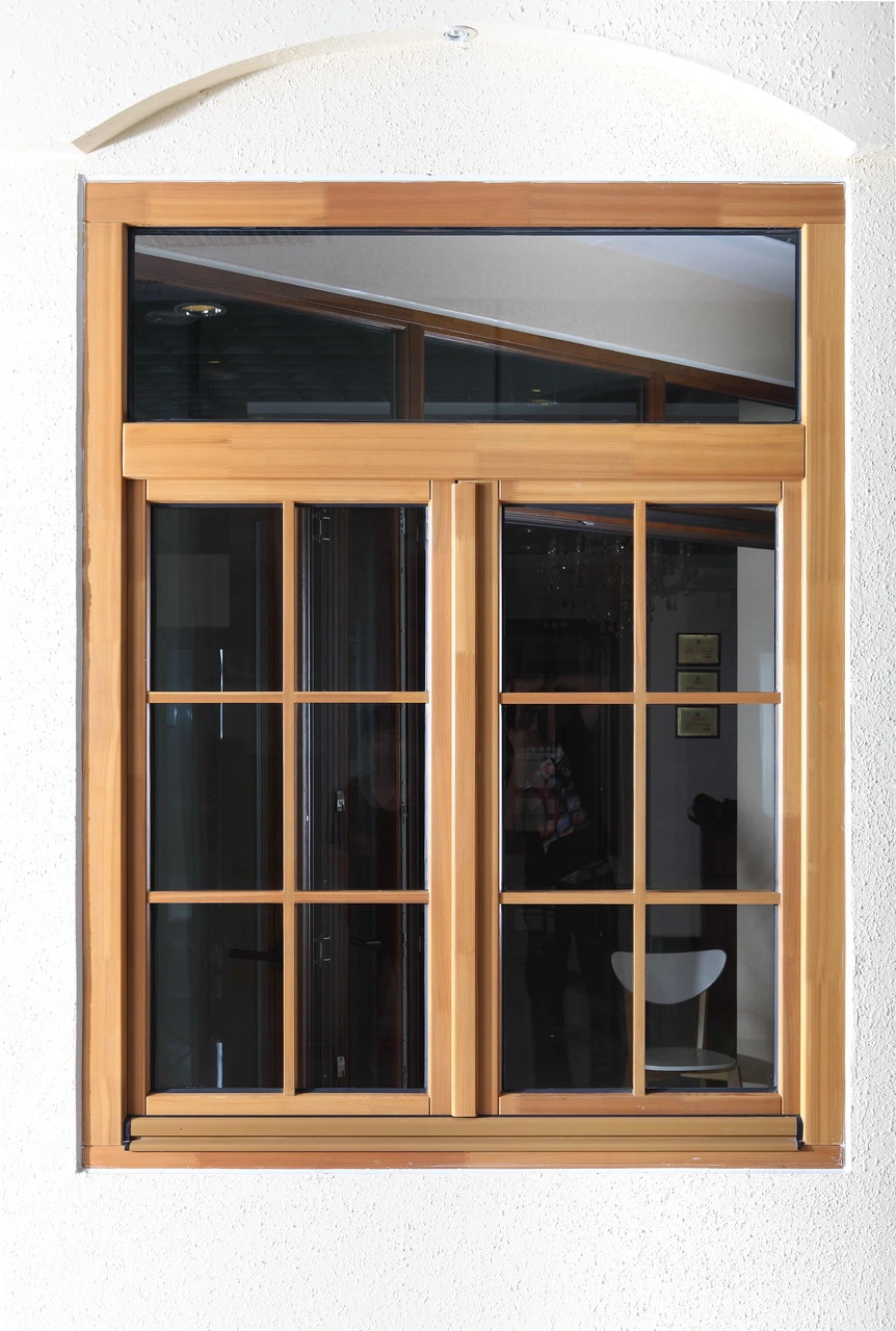 European Style Horizontal Pivoting Wooden Window|Double Pane Wood Windows