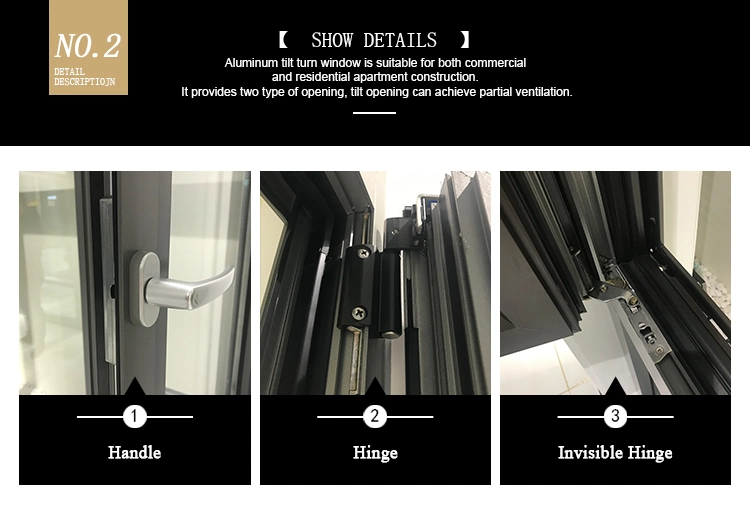 Aluminum/Aluminium Metal Casement/Sliding Window/Door Iron Grill Design/Awning/Fixed/Fix Window