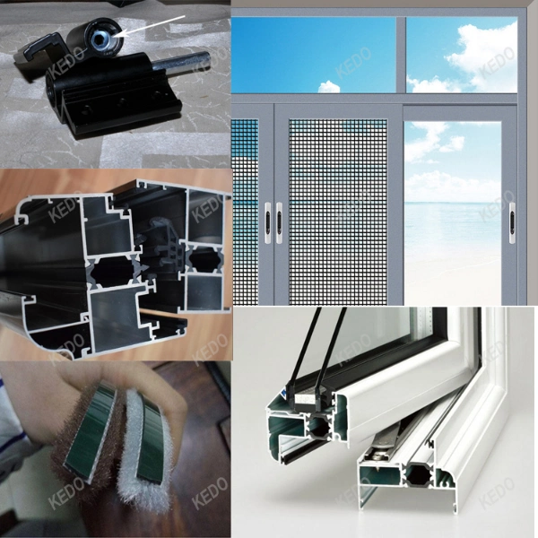Aluminum Waterproof Glass Tilt and Turn Windows with Sound Proof