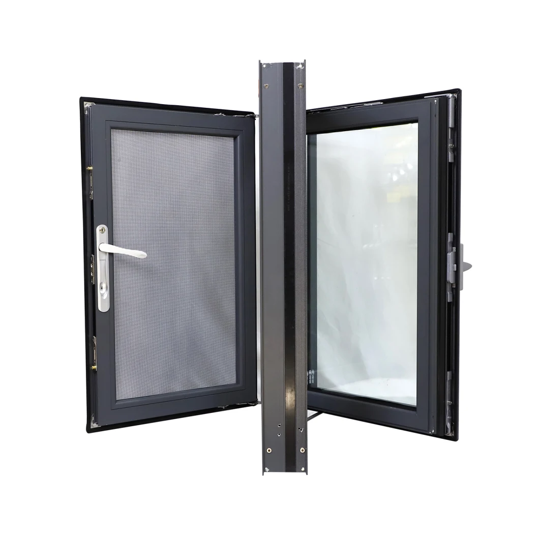 Aluminum Window and Door Aluminum Casement Window with Screen