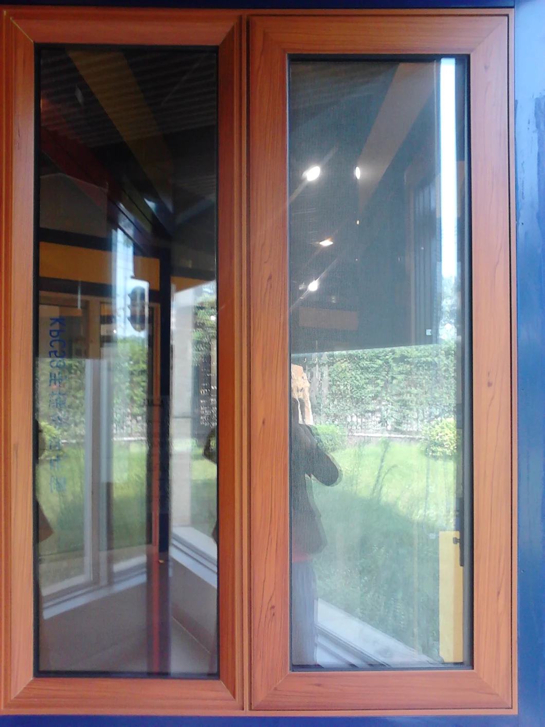 Aluminium Glass Outward Opening Windows