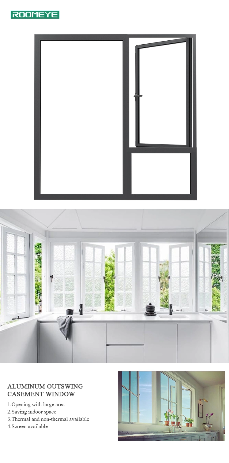 Thermal Break Awning Window/ Outward Casement/ Fixed Window