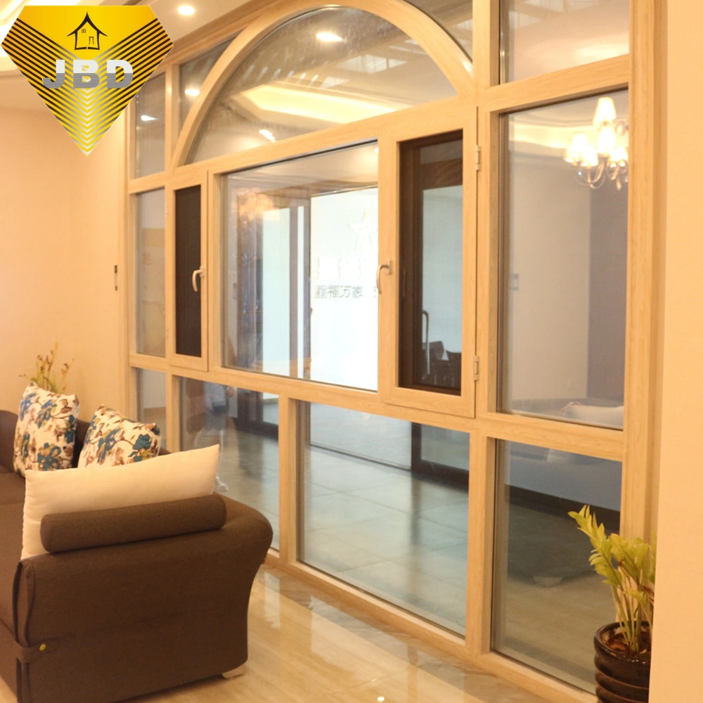 Tempered Glass Aluminium Doors and Windows Casement Windows Hurricane Impact Windows with Ss Mosquito Screen