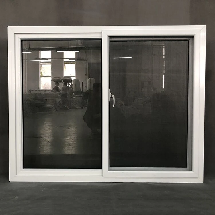 Cheap Hurricane Proof Impact Window PVC Sliding Windows Office Glass Sliding Windows