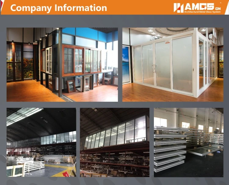 Commercial Double Glass Waterproof Aluminium Sliding Glass Doors and Windows