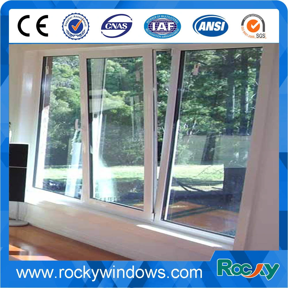 Top Hung Safety Tempered Laminated Glass Aluminum Awning Window (outward opening)