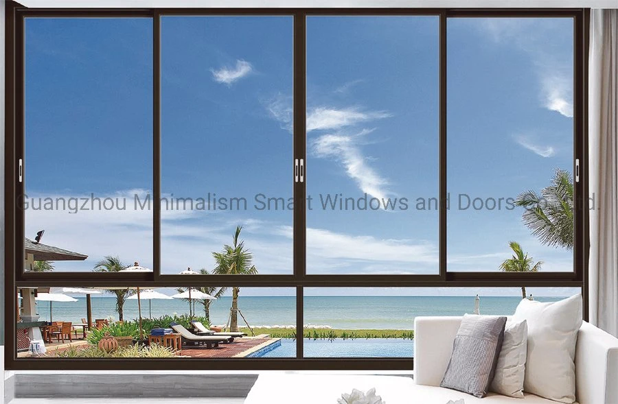 Aluminum Window Frame Extrusions /Aluminium Sliding Window for House