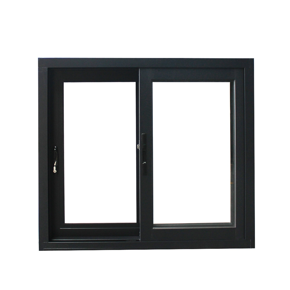 Aluminum Hinged Triple Hurricane Impact Soundproof Windows Aluminium Double Panel Sliding Window with Insect Screen