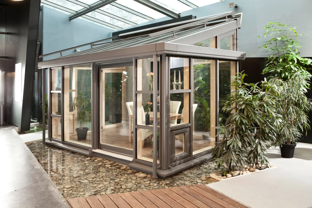 Aluminum Sunroom/Double Glazed Tempered Glass Sunroom Winter Garden