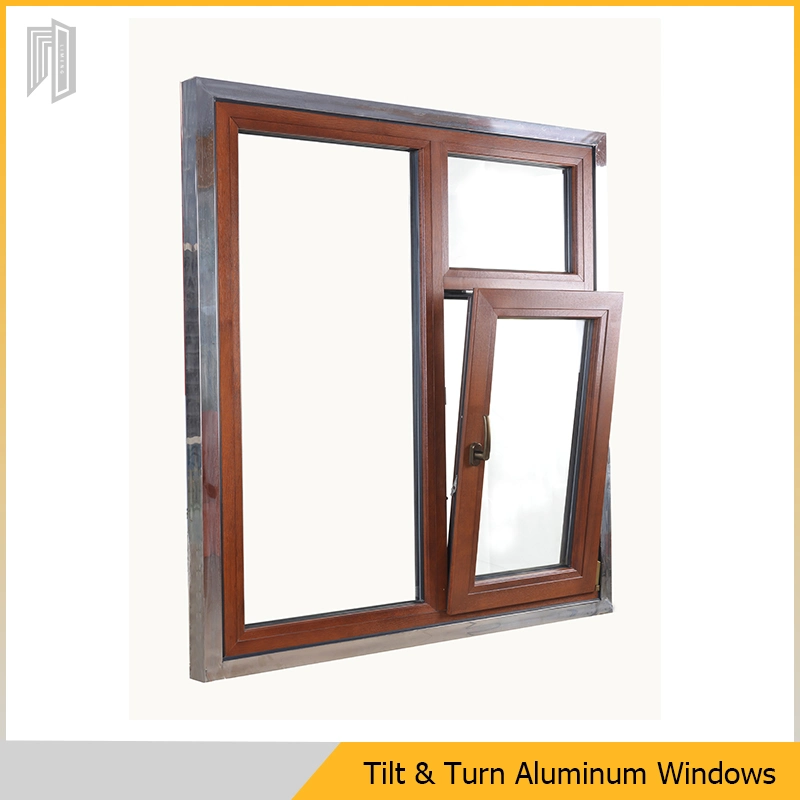 Double Glazed Tilt and Turn Wooden Window and Door Factory