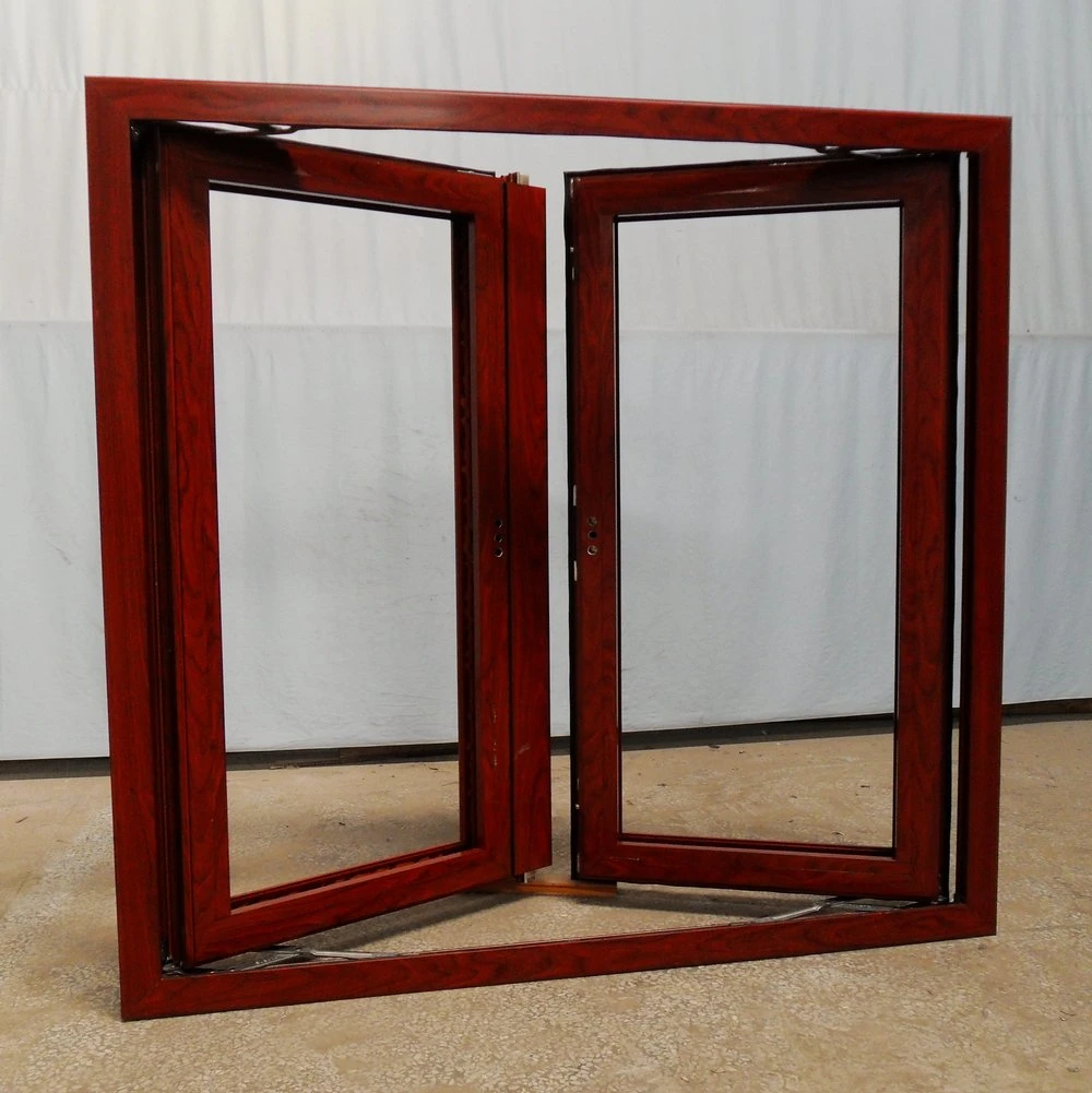 Double Glass New Thermal Break Aluminium/Aluminum Casement Window/ Awning Tilt & Turn Door and Window Design