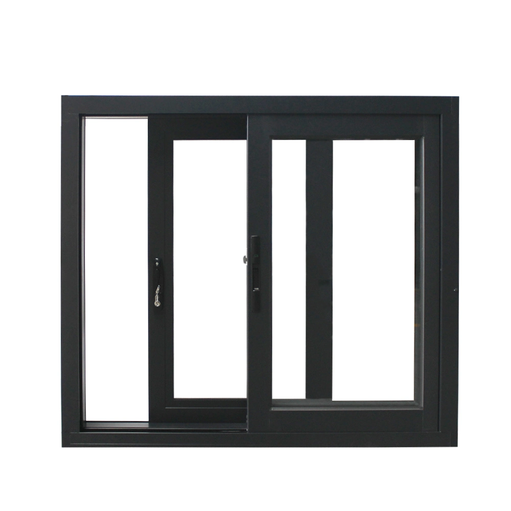 Aluminum Hinged Triple Hurricane Impact Soundproof Windows Aluminium Double Panel Sliding Window with Insect Screen