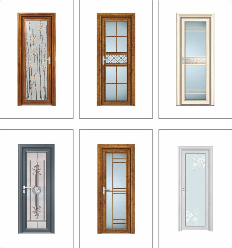 Aluminium Windows & Doors/Aluminium Casement Door Double Glazing Triple Jamp