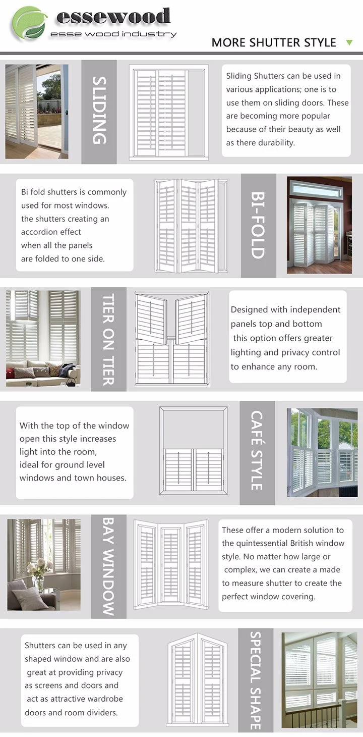 Modern Window Treatments Window Shutters for Large Windows