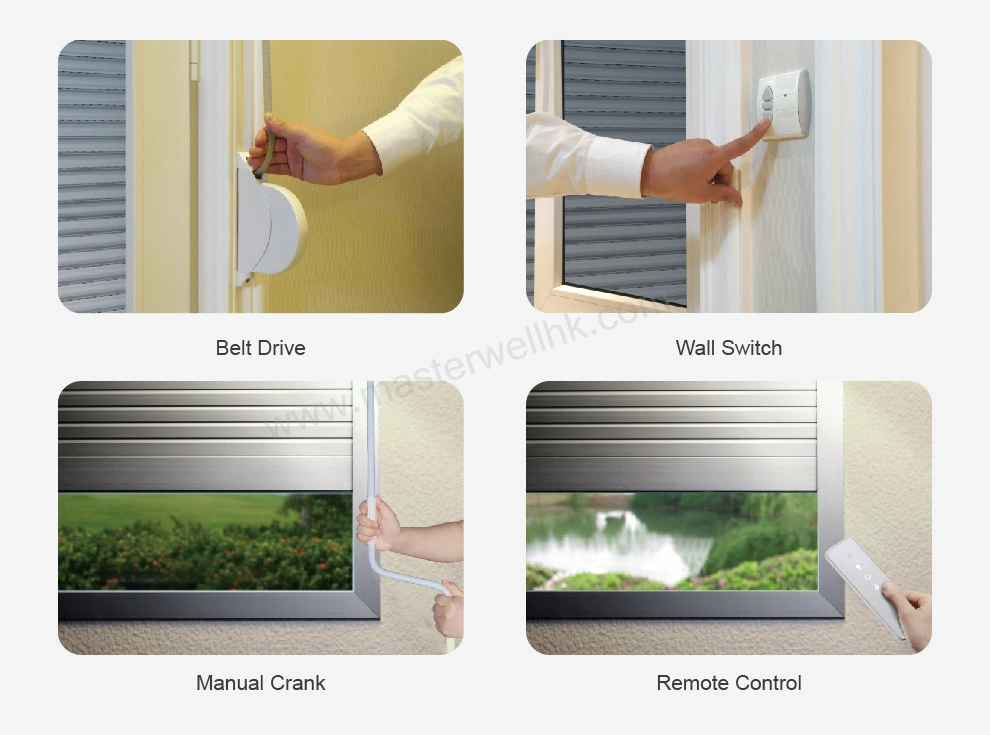 Interior Blind Safety Automatic Manual Roller Shutter Windows