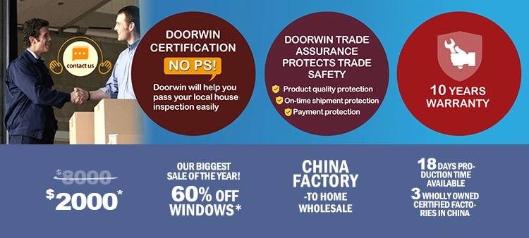 Boston Wood Grain Burglar Proof Double Glazed Aluminum Casement Tilt Turn Window with Concealed Hinge