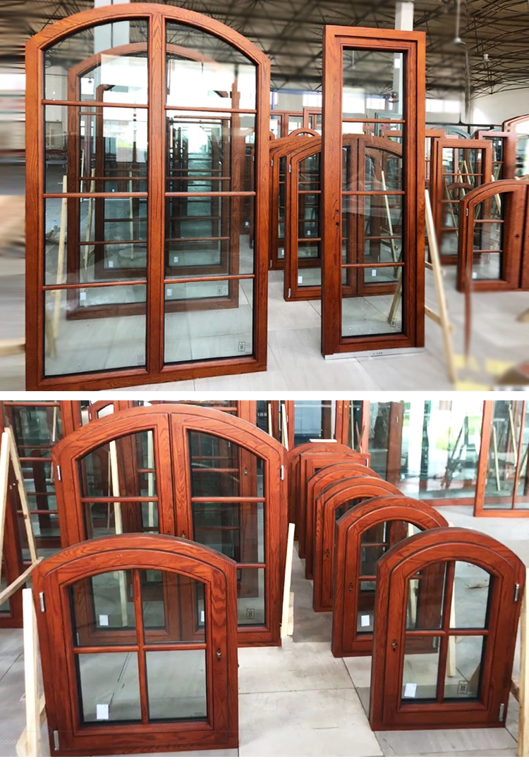 Round Window High Quality Aluminum and Wood Arched Windows