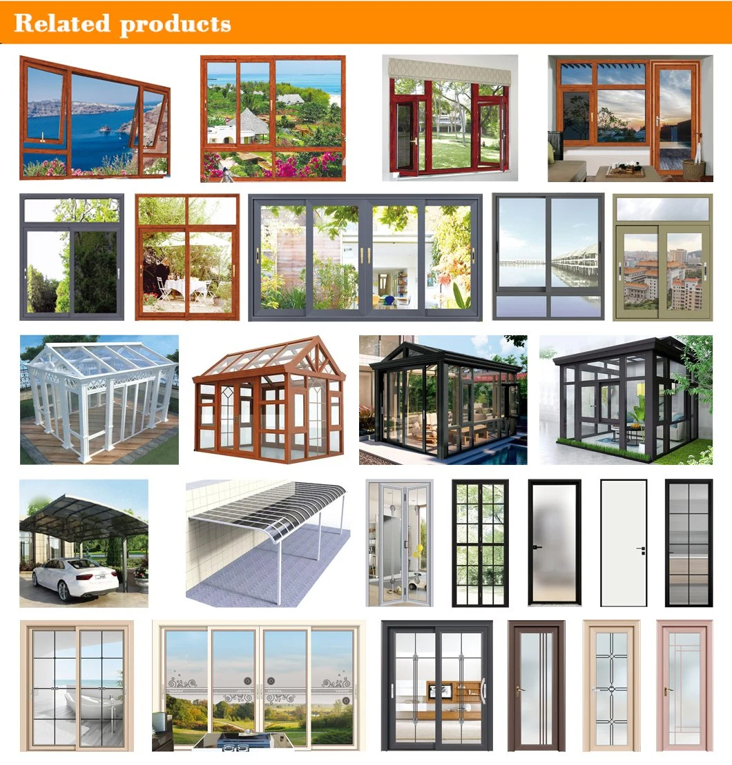 Hot Selling Window Blinds Water and Sound Insulation Aluminum Double Hung Windows for Sale