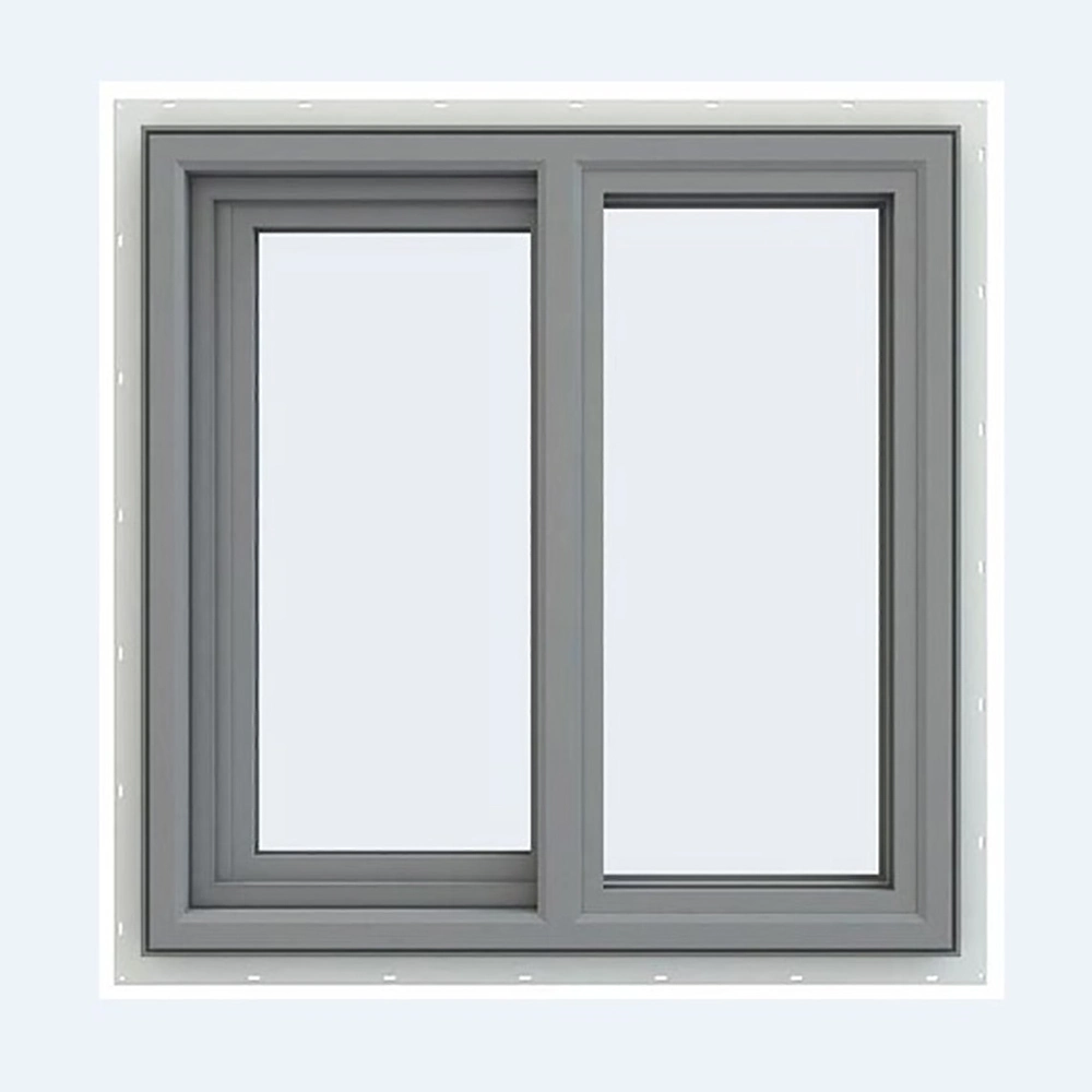 Aluminum Hinged Triple Hurricane Impact Soundproof Windows Aluminium Double Panel Sliding Window with Insect Screen