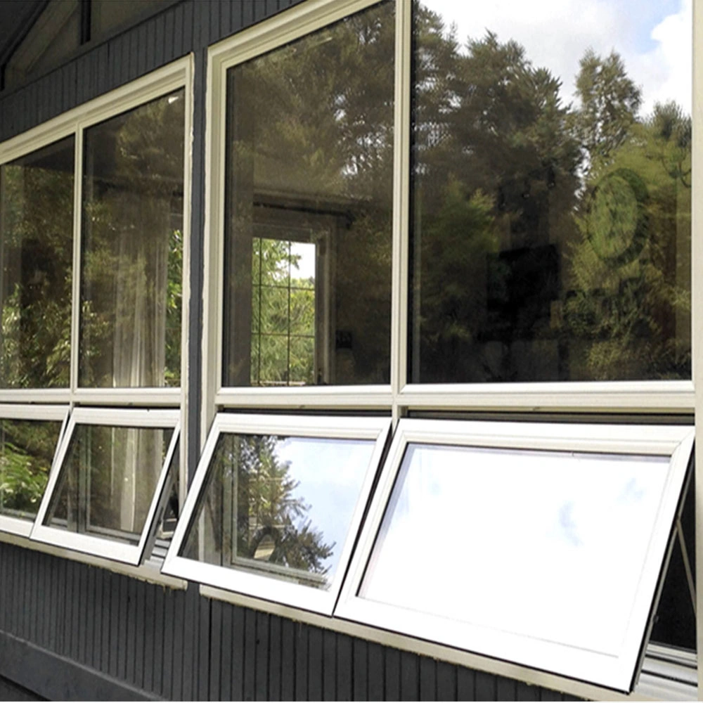Aluminum Hinged Triple Hurricane Impact Soundproof Awning Window with Insect Screen