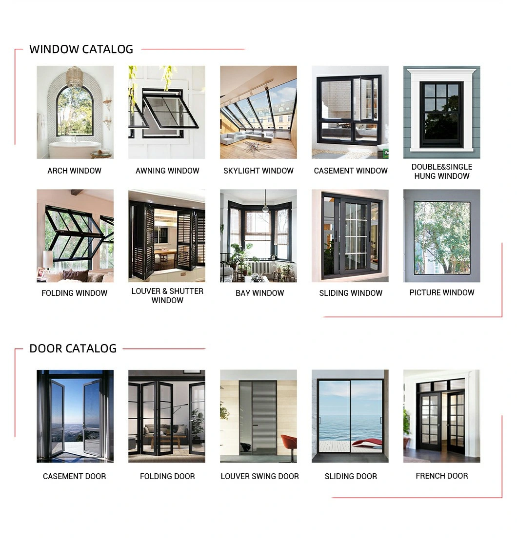 White Color Aluminium/PVC/UPVC Awning Window Open Outward with Grill Design for Building Project