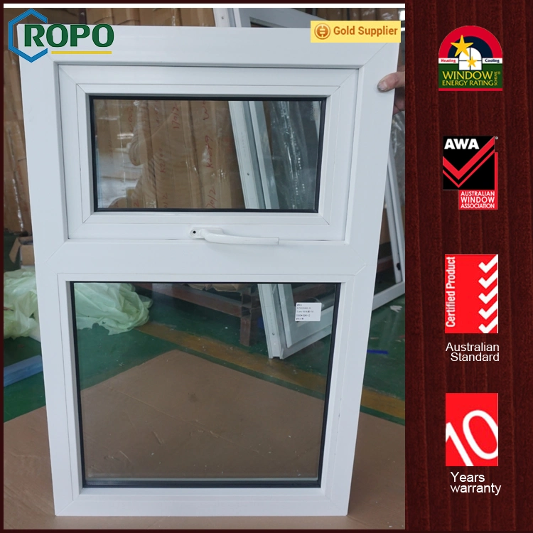 UPVC House Windows PVC Double Glazed Top Hung Windows