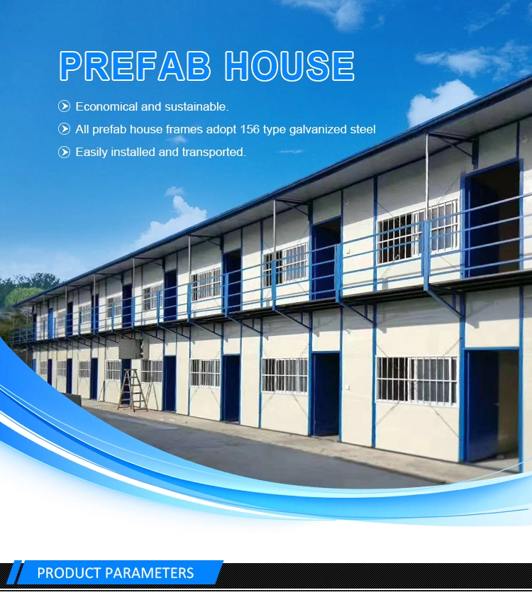 Two Storey Luxury Light Steel Container Prefab Apartments House