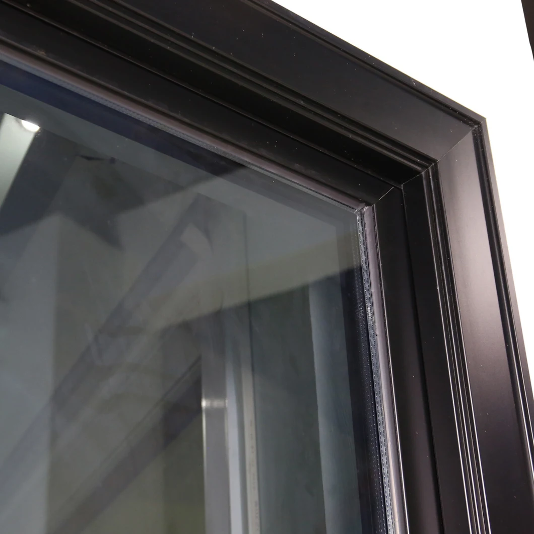 Aluminium Thermal Break Profile Cost-Effective Double Glazed Round Awning Windows