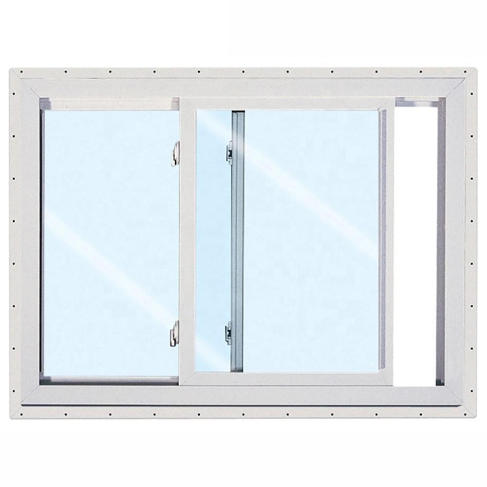 Aluminum Hinged Triple Hurricane Impact Soundproof Windows Aluminium Double Panel Sliding Window with Insect Screen