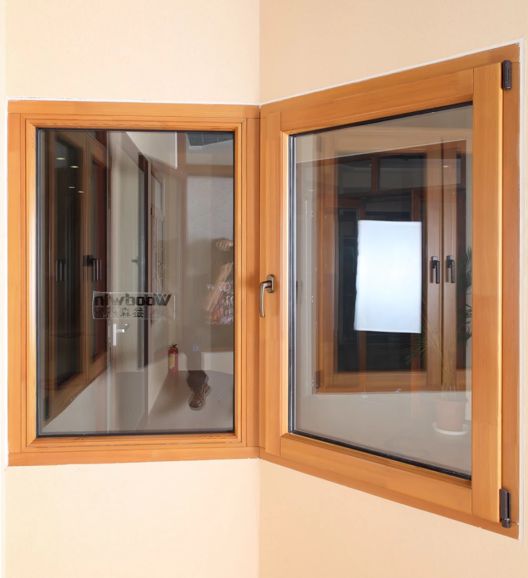 Europe Design Aluminium Composite Wood Window|Custom Wood Windows