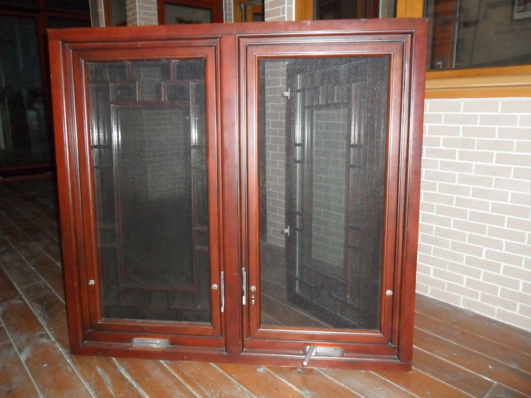 American Red Oak Wood Window with Double Glazing|Replacing Old Wood Windows