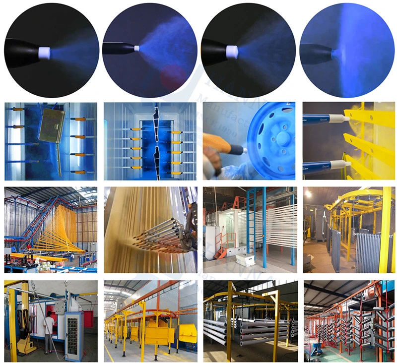 Aluminium Alloy Window Electrostatic Powder Coating Equipment Production Line