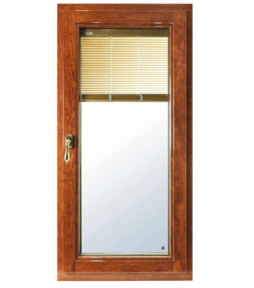 Customizable America Standard Double Glass Wood Window /Casement Window/Aluminum Window/Aluminium Window with Mosquito Screen