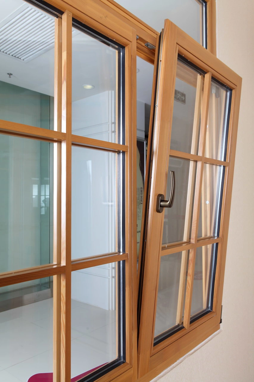 Europe Design Aluminium Composite Wood Window|Custom Wood Windows