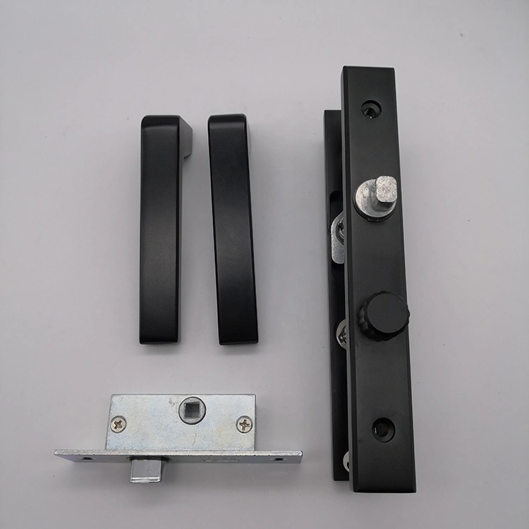 Ech Brand Alumimium Alloy Window Concealed Handle with Lock for Screen Mesh Outward Opening Window