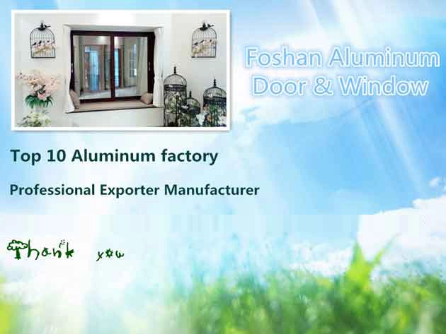 Aluminium Windows Doors with Newest Design and Insect-Proof