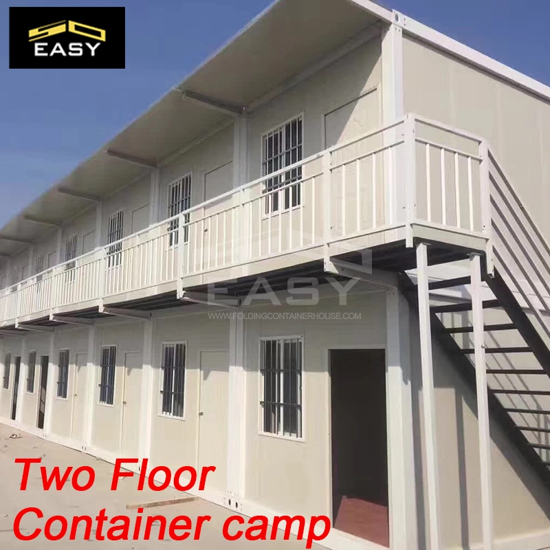 Luxury Shipping Flat Pack Container Office Building with Floor-to-Ceiling Window