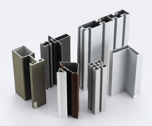 Customized Construction Aluminium Profiles for Aluminium Windows Doors Curtain Walls
