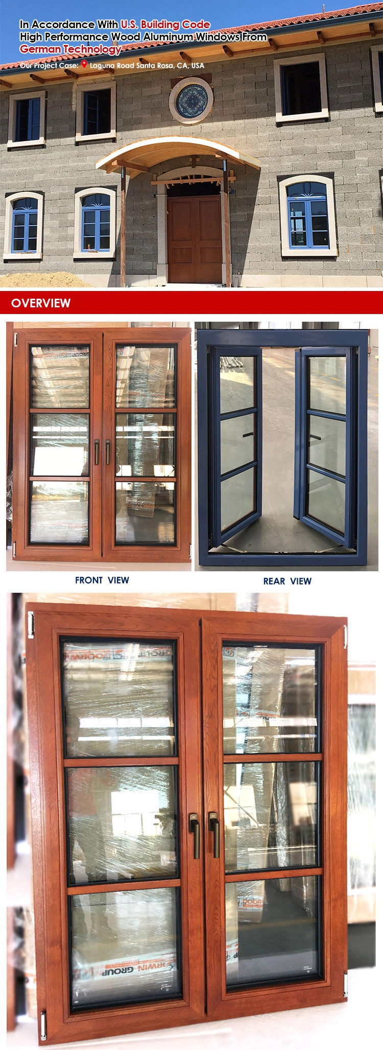 Last Day 10% Discount Europe Standard Wooden Material Windows