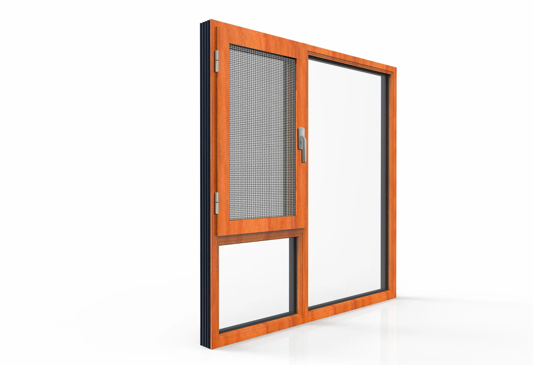 Eco Aluminium Clad Wooden Hinged Windows with Steel Fly Screen
