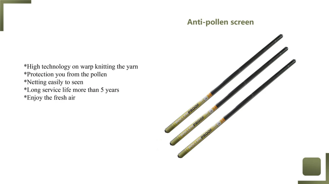 Dustproof Window Screen Anti-Pollen Insect Screen for Window